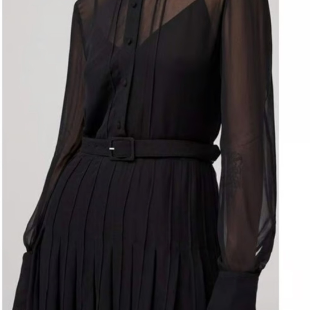 NWT Rag & Bone Gorgeous Sheer Black Dress